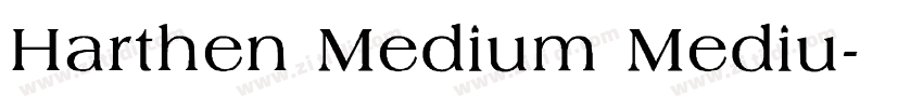 Harthen Medium Mediu字体转换